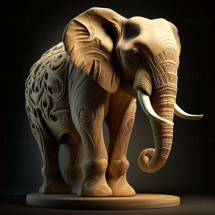 3D model Elephantiformes (STL)